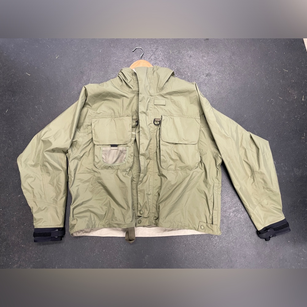 Cabelas waterproof fishing jacket size Large tall